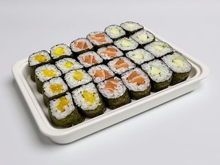 A12 - Rolo de Manga, Rolo de Salmao e Rolo de Pepino（24 un.)