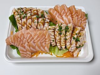 A37 - Sashimi de Salmao, Sashimi de Salmao Tostado (24 un.)