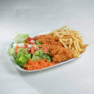 Prato Tiras de Frango