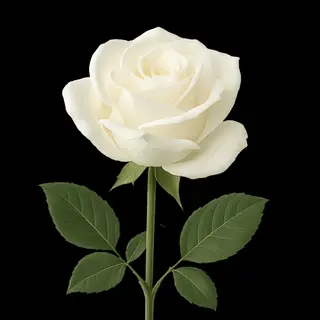 ROSA BRANCA SIMPLES