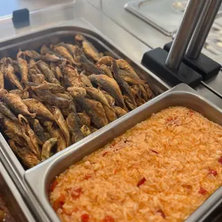 Carapauzinhos c/arroz de tomate