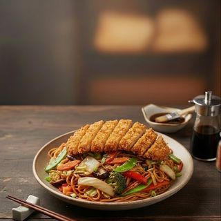 Chowmein breaded Chicken