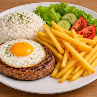 Hambúrguer de Vaca no Prato