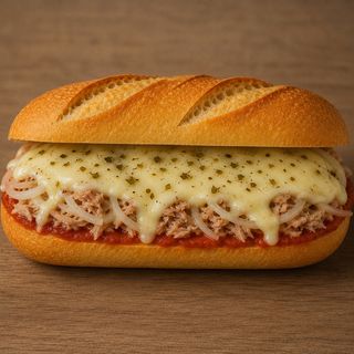 Baguete Pizza de Atum