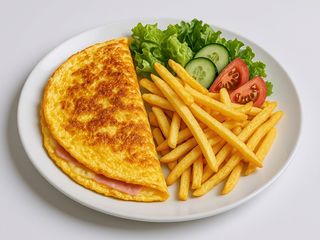 Omelete Mista no Prato