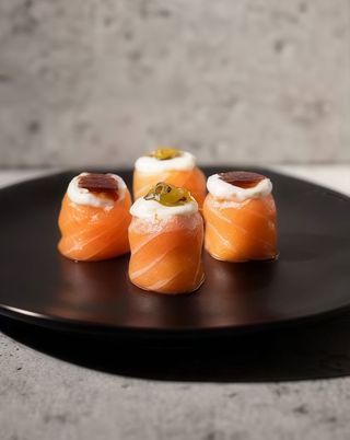 Gunkan de Salmão do Chef