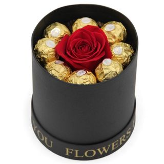 Caixa do Amor ( Chocolate e Rosa)