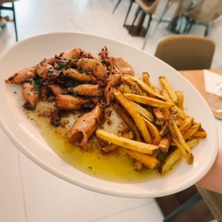 Lulinhas à allgarbe - Allgarbe style Squid
