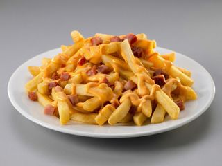 Batata Frita com Cheddar e Bacon, Cebolinho