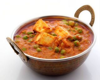 Matar paneer