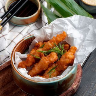 chicken pakora Pastéis de Frango