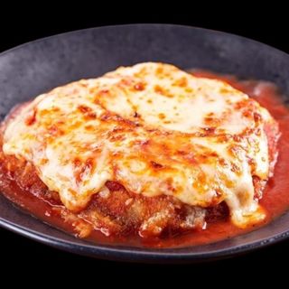 Bife à Parmegiana + Sopa + Sobremesa