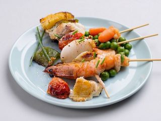 Espetada de Chocos e Lulas + Sopa 