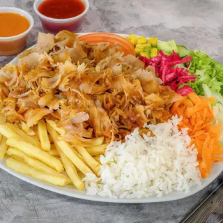 Kebab em Prato