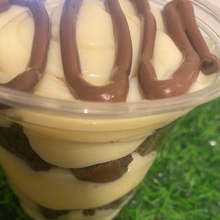 Copo brownie Ninho com Nutella