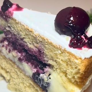 Super fatia cream cheese e frutas vermelha