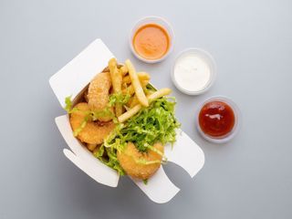 Menu camarão love box