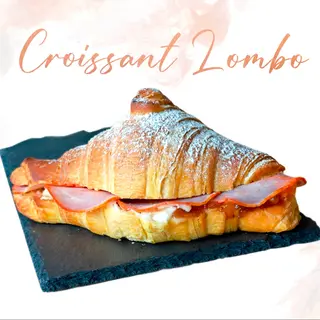 Croissant Lombo e Queijo de Cabra
