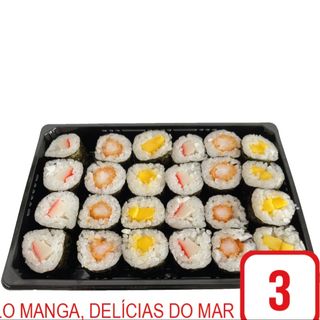 3.Rolo Manga, Delícias do mar e Gambas Fritas