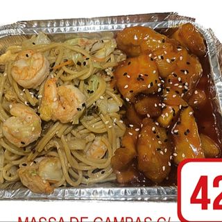 42. massa de gambas c/ porco agridoce