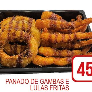 45. panado de gambas e lulas fritas 