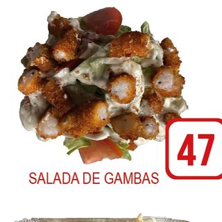47.  salada de gambas 