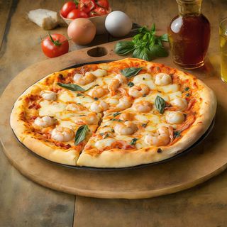 Pizza Gamberoni ( 1 Pessoa )