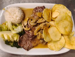 Escalopes de Vitela e Cogumelos