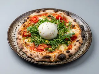 Pizza de Burrata Fumada