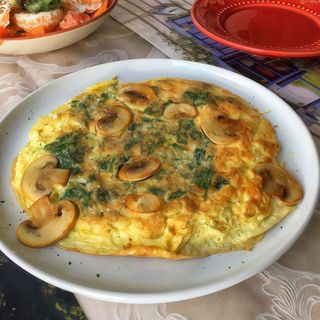Omelete de Cogumelos