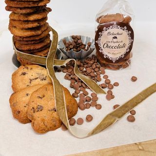 bolachas com pepitas chocolate