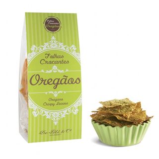 Folhas Crocantes de Orégãos