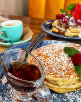 Panqueca Simples com Açúcar em Pó