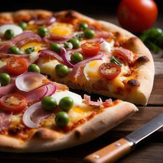Pizza Pompeia (Picante)