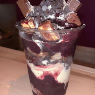 Açaí trufado com gelado