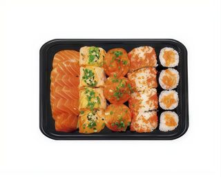 B15. Sashimi com Sushi 20 Peças