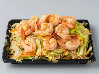 Massa de Arroz com Gambas