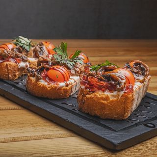 Bruschetas de Cogumelos