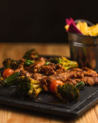 Secretos de porco preto