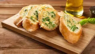 Pão de Alho com Fiambre e Queijo