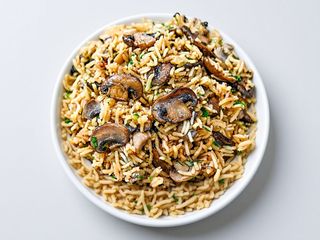 Arroz com Cogumelos