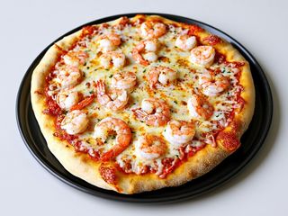 Pizza Camarão com Alho