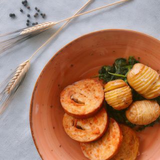 Rolo de Peru c/ Pesto de pimentos vermelhos (a partir das 12h00)