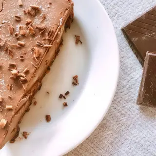 A Tarte de Chocolate Mais Saudável Vegan (1 Fatia)