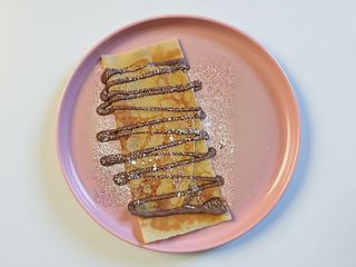 Crepe com Nutella ou Kinder Bueno 