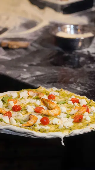 Pizza Gamberetto