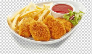 Nuggets de Frango (6u) é Batata Fritas