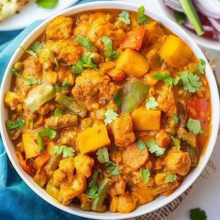 Misto de Vegetais Caril