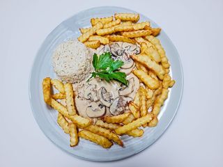 Bifinhos de Porco com Cogumelos