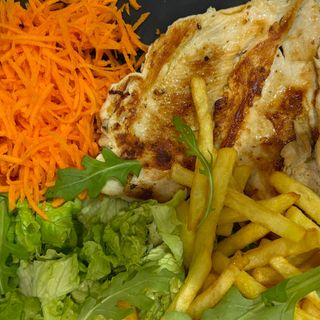 Bifinho de peru grelhado 